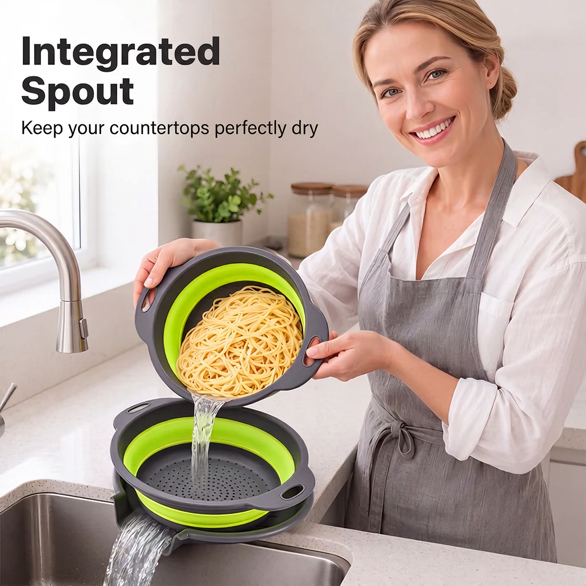 🔥Limited-time 50% off-Multifunctional foldable kitchen drain basket