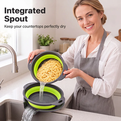🔥Limited-time 50% off-Multifunctional foldable kitchen drain basket