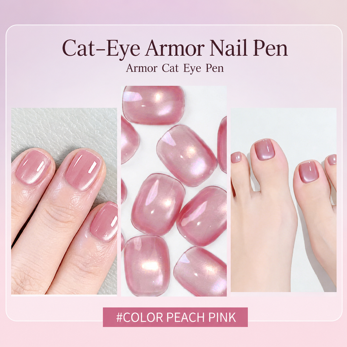 Buy 1 Get 1 Free ✨ 2-in-1 Cat-Eye Nail Art Pen with Built-in Magnet 💅