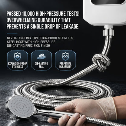 ✅ Hot water instantly, no tank, steady temperature whenever you need it!