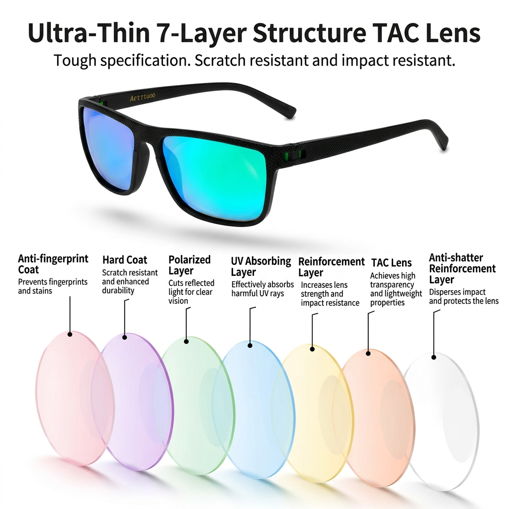 ✅ 【Buy one, get one free】One pair of polarized sport sunglasses for all your outdoor activities!