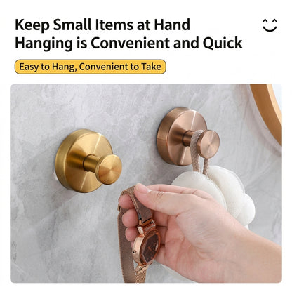 ✅ Strong suction, no drilling, clean Nordic look for bathroom, hallway and bedroom!