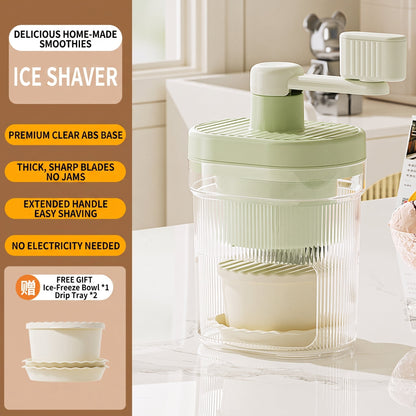 ❄️No Power Hand Crank Ice Shaver