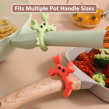 🔥Buy 1 get 1 free-Small Crab Silicone Food-Grade Spatula Holder