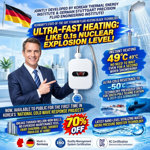 ✅ Hot water instantly, no tank, steady temperature whenever you need it!