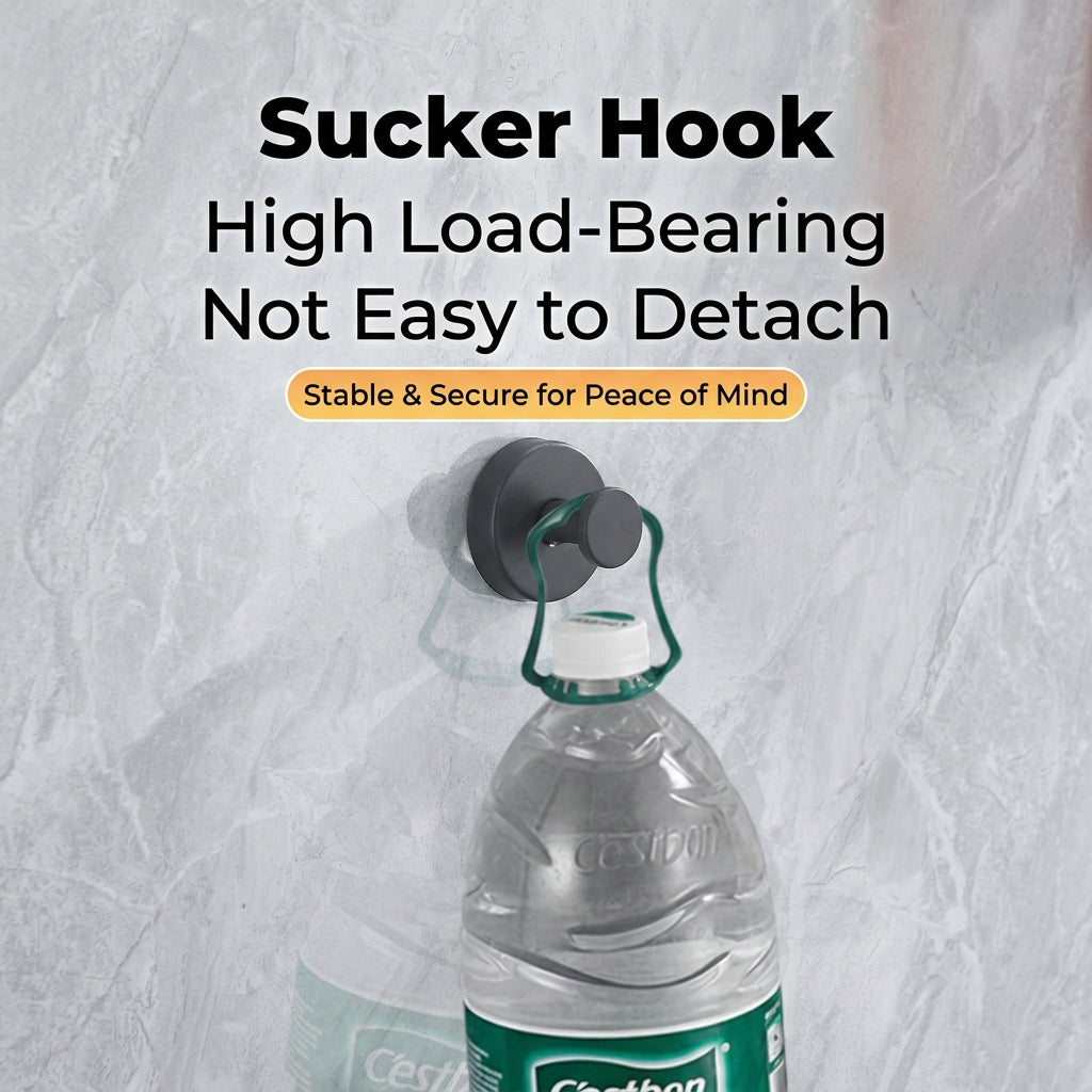 ✅ Strong suction, no drilling, clean Nordic look for bathroom, hallway and bedroom!