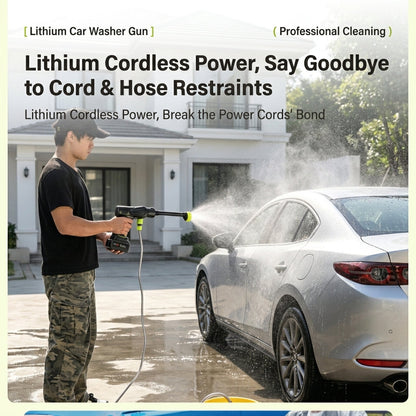 🚗 50% OFF NOW! 💦 Portable High-Pressure Car Washer – 1500W Motor, Multi-Purpose Use & Compact Storage Design for Outdoor Cleaning 🔧