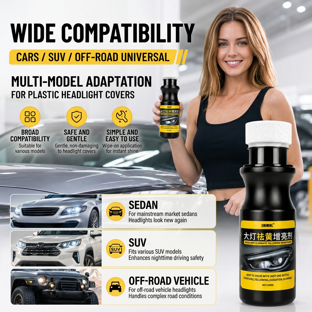 💸【Buy one, get one free】 Paying hundreds for headlight polishing? Fix it yourself in minutes!