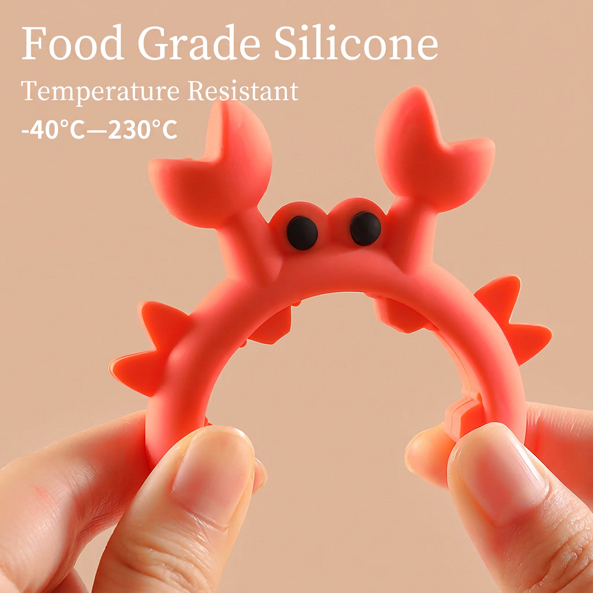 🔥Buy 1 get 1 free-Small Crab Silicone Food-Grade Spatula Holder