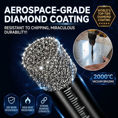 🛠️ Brazed Hex Shank Dry Hole Saw | Drill Tile, Granite & Marble Without Water