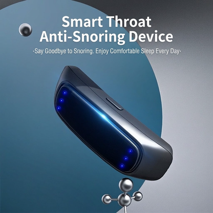 😴 Smart Throat Pulse Sleep Aid | Electric Throat Massager, Effective Anti-Snoring Device for Quiet Night Sleep