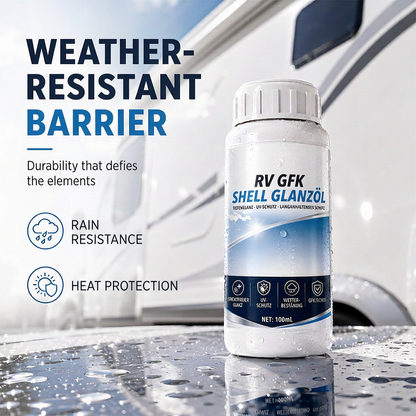 🚐 Fiberglass Gloss Restorer for Motorhomes, Boats & Trailers – with UV and Weather Protection