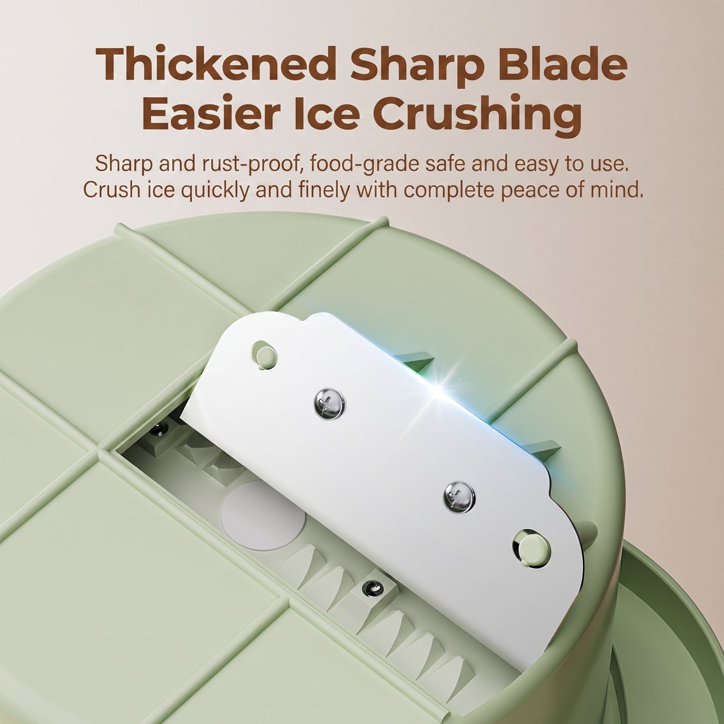 ❄️No Power Hand Crank Ice Shaver