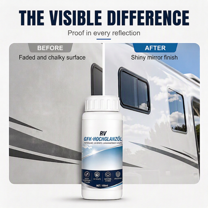 🚐 Fiberglass Gloss Restorer for Motorhomes, Boats & Trailers – with UV and Weather Protection