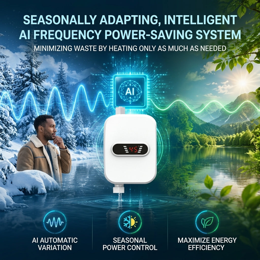 ✅ Hot water instantly, no tank, steady temperature whenever you need it!