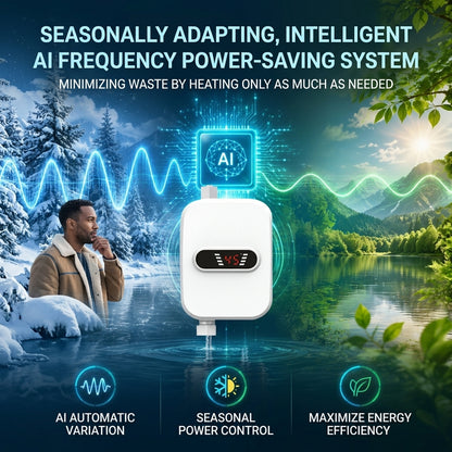 ✅ Hot water instantly, no tank, steady temperature whenever you need it!