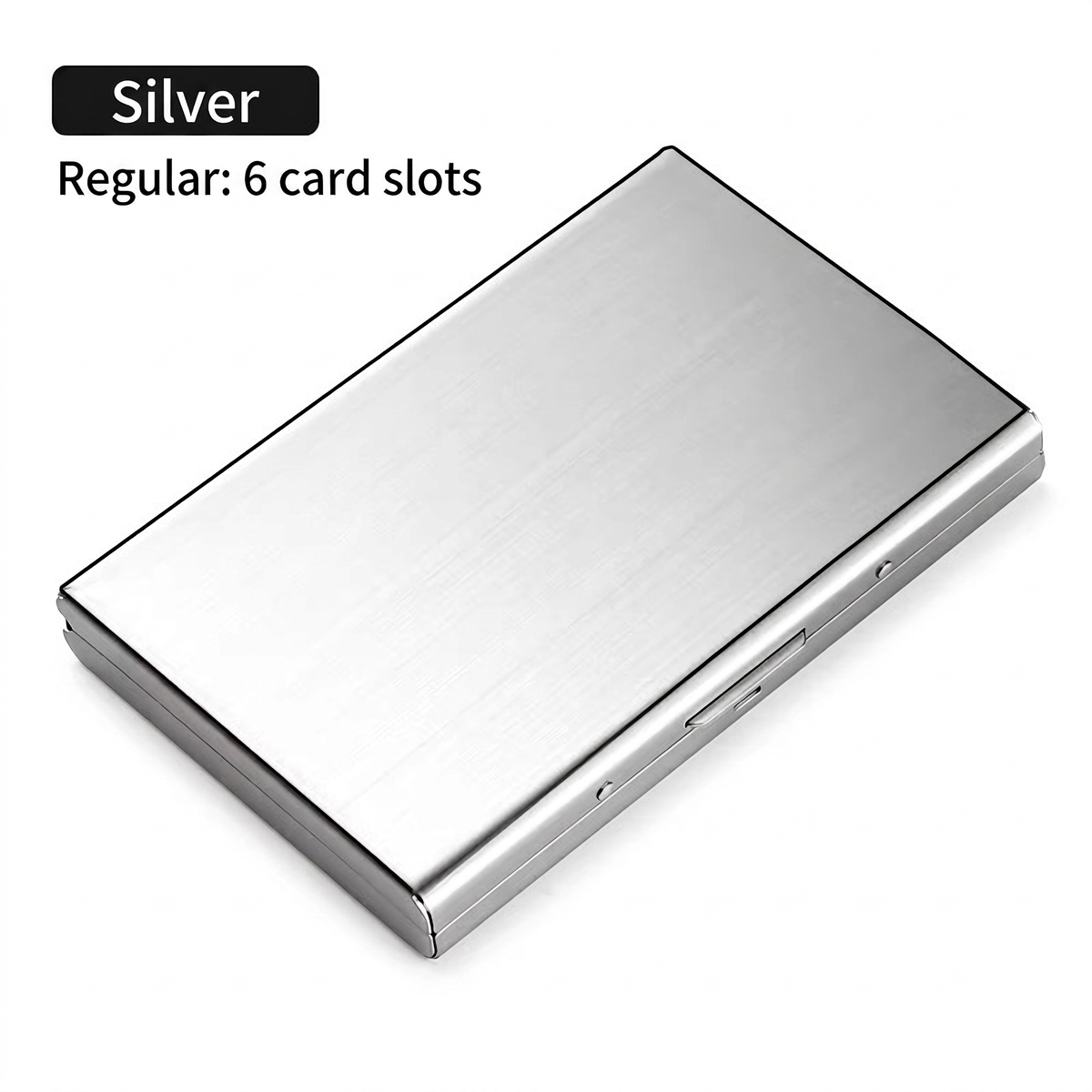 RFID Blocking Metal Card Holder, Ultra Slim Stainless Steel Business Credit Card Case 💳