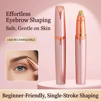 ✂️ Rechargeable Electric Eyebrow Trimmer ✨ Automatic Eyebrow Shaper for Men & Women, Precise Grooming