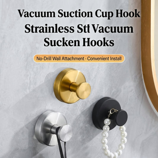 ✅ Strong suction, no drilling, clean Nordic look for bathroom, hallway and bedroom!