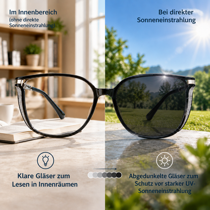 💥Kaufen Sie 1 und erhalten Sie 1 gratis! 👓Selbsttönende phototrope Lesebrille