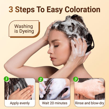 🌿 Buy 1 Get 1 Free! 💇‍♀️ Nourishing Botanical Hair Dye: Natural color, gentle care for your hair ✨