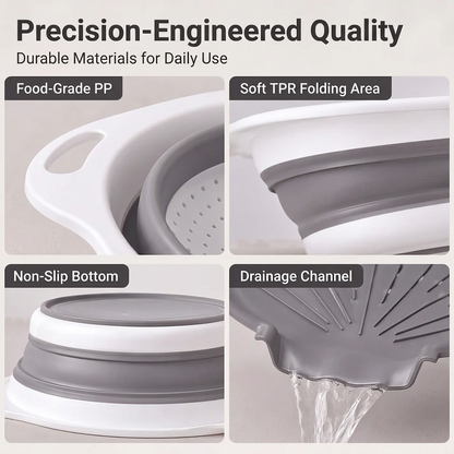 🔥Limited-time 50% off-Multifunctional foldable kitchen drain basket
