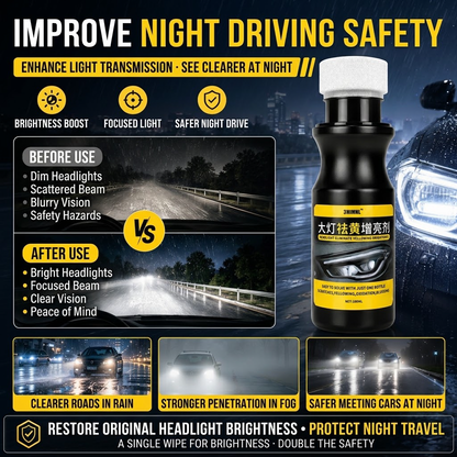 💸【Buy one, get one free】 Paying hundreds for headlight polishing? Fix it yourself in minutes!