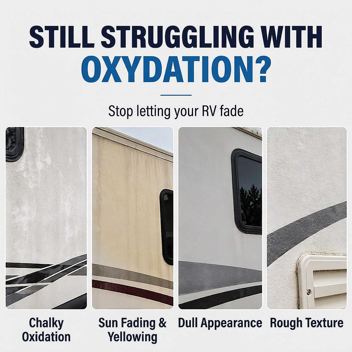 🚐 Fiberglass Gloss Restorer for Motorhomes, Boats & Trailers – with UV and Weather Protection