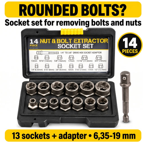 🛠️🛡️50% Off Today – An Essential Tool for Every Craftsman: Screw Extractor Set
