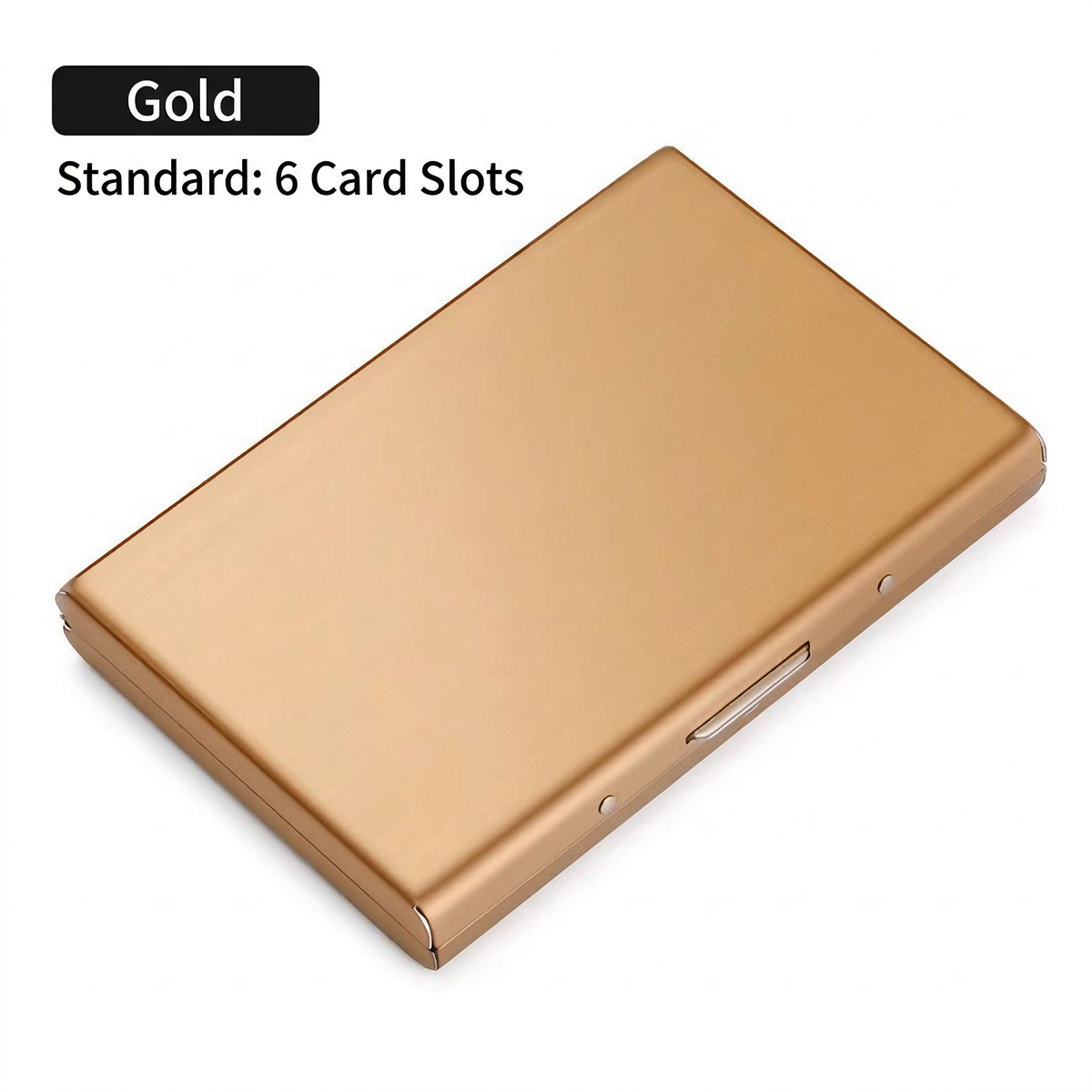 RFID Blocking Metal Card Holder, Ultra Slim Stainless Steel Business Credit Card Case 💳
