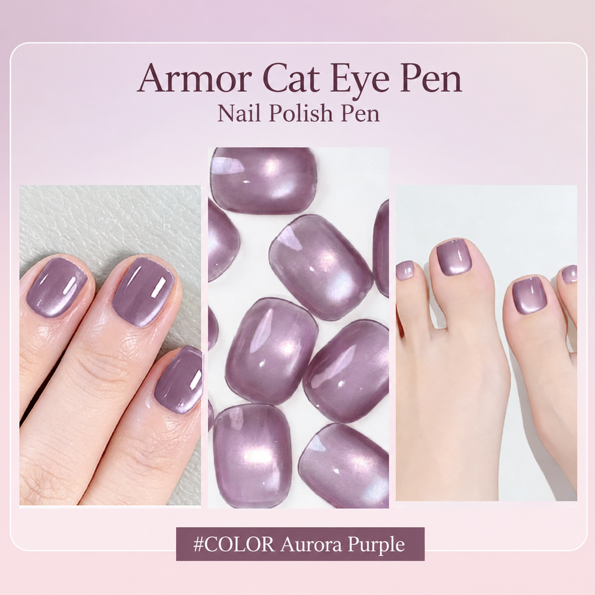Buy 1 Get 1 Free ✨ 2-in-1 Cat-Eye Nail Art Pen with Built-in Magnet 💅
