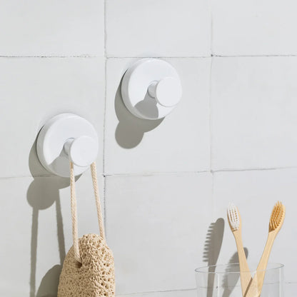 🔥Buy 1 Get 1 Free🔥2 PCS No Drill Suction Cup Hooks Heavy Duty Wall Hooks For Bathroom Kitchen And Home