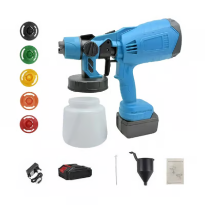 🔥Cordless HVLP Paint Sprayer For Smooth Professional Finish DIY Home Painting Made Fast Easy And Even