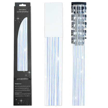 🔥Last Day50%OFF ✨Clip-in Tinsel Hair Extensions (12 tablets) box