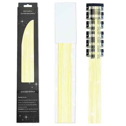 🔥Last Day50%OFF ✨Clip-in Tinsel Hair Extensions (12 tablets) box